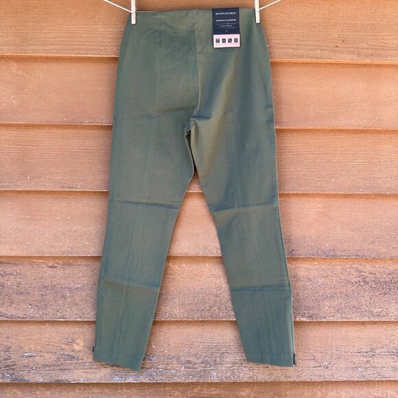Banana Republic Sage Green Sloan Legging Bi-Stretch Ankle Pants Size 4 NWT - Picture 9 of 16